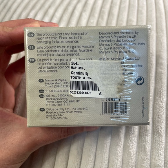 Mamas&Papas silver plated curl and tooth set - Picture 2 of 2